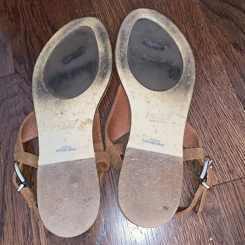 ‎J. Crew brown/tan suede leather sandals